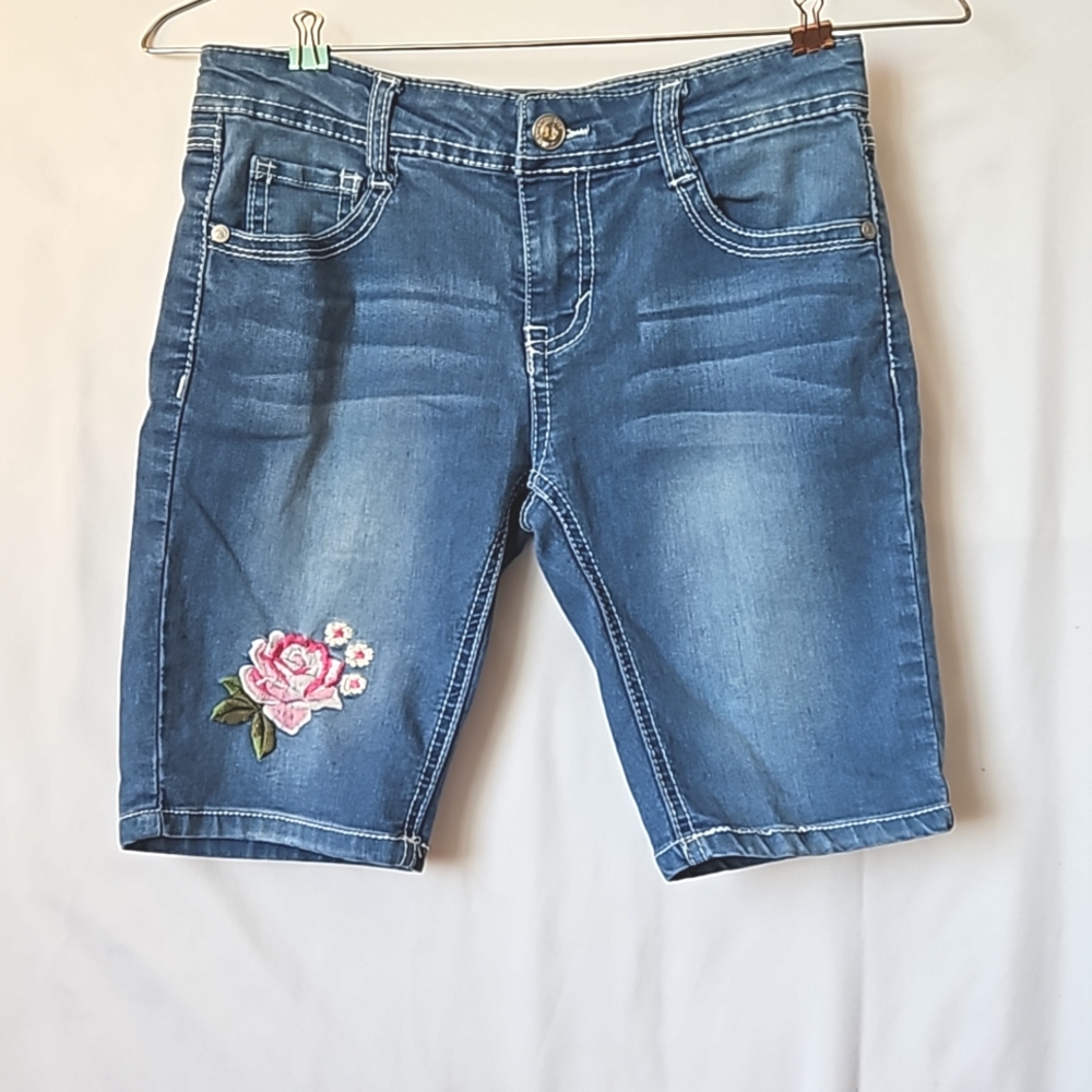 Girls Wallflower jean shorts